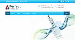 Desktop Screenshot of perfectproductindia.com